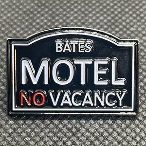 Bates Motel No Vacancy Metal Enamel Pin